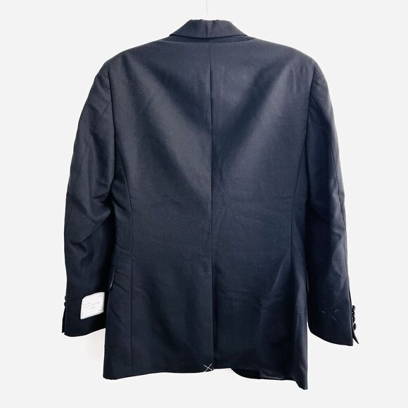 NWT Jos A Bank Black 100% Wool & Satin Trim Tuxedo Jacket Retail $475 ~ Mens 35R - Picture 6 of 10